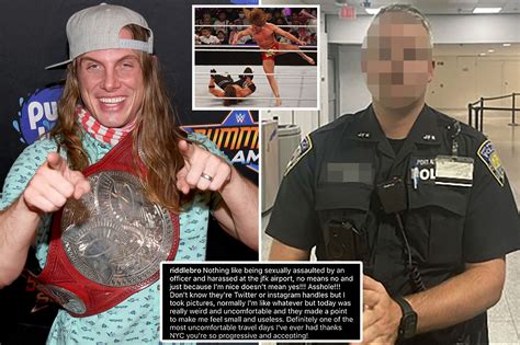 WWEs Matt Riddle accuses cop at JFK Airport of sex assault